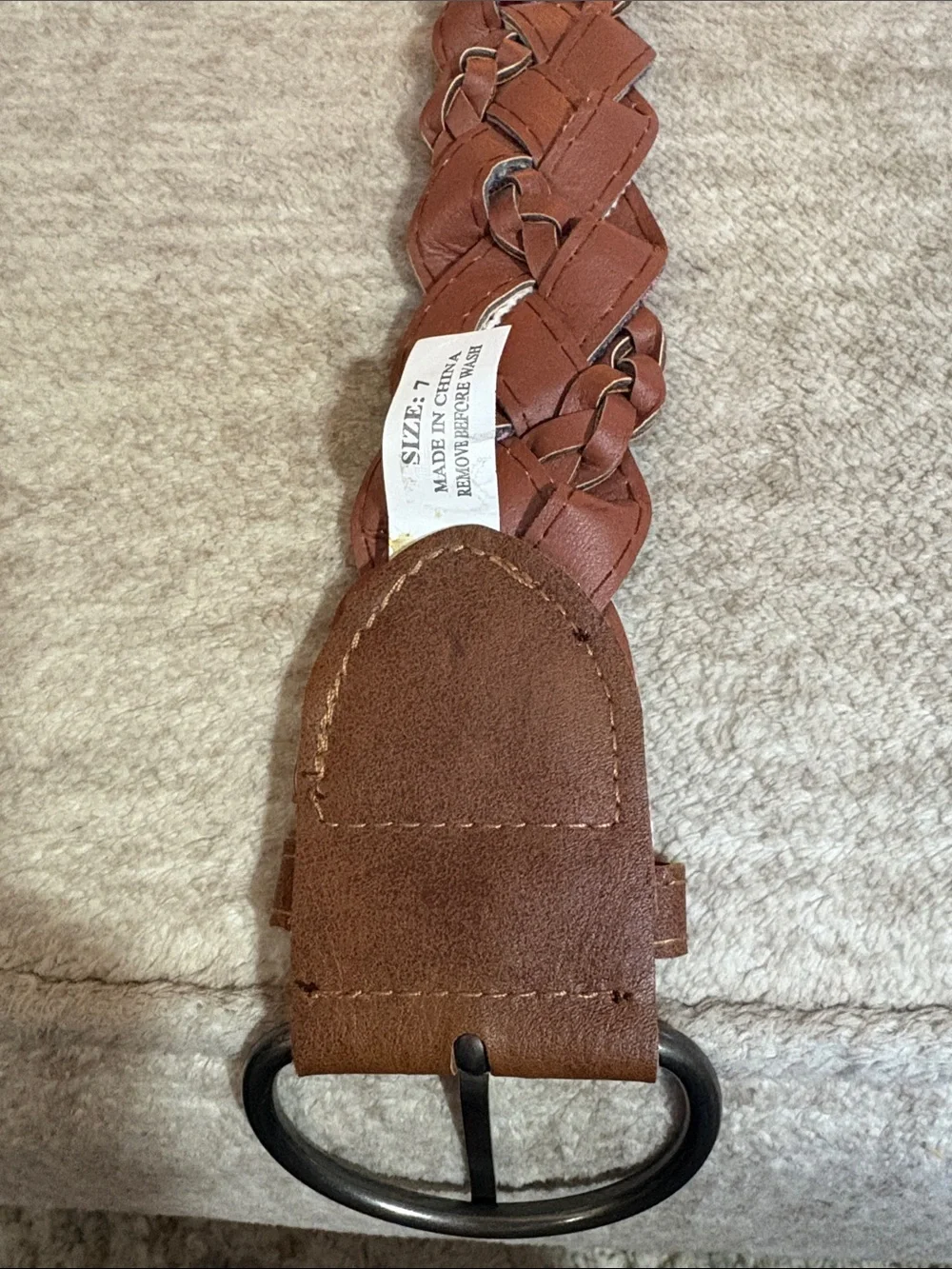 Vintage Leather/ Lace/ Quilted Cotton Braided Bohemian traditional crafted Belt